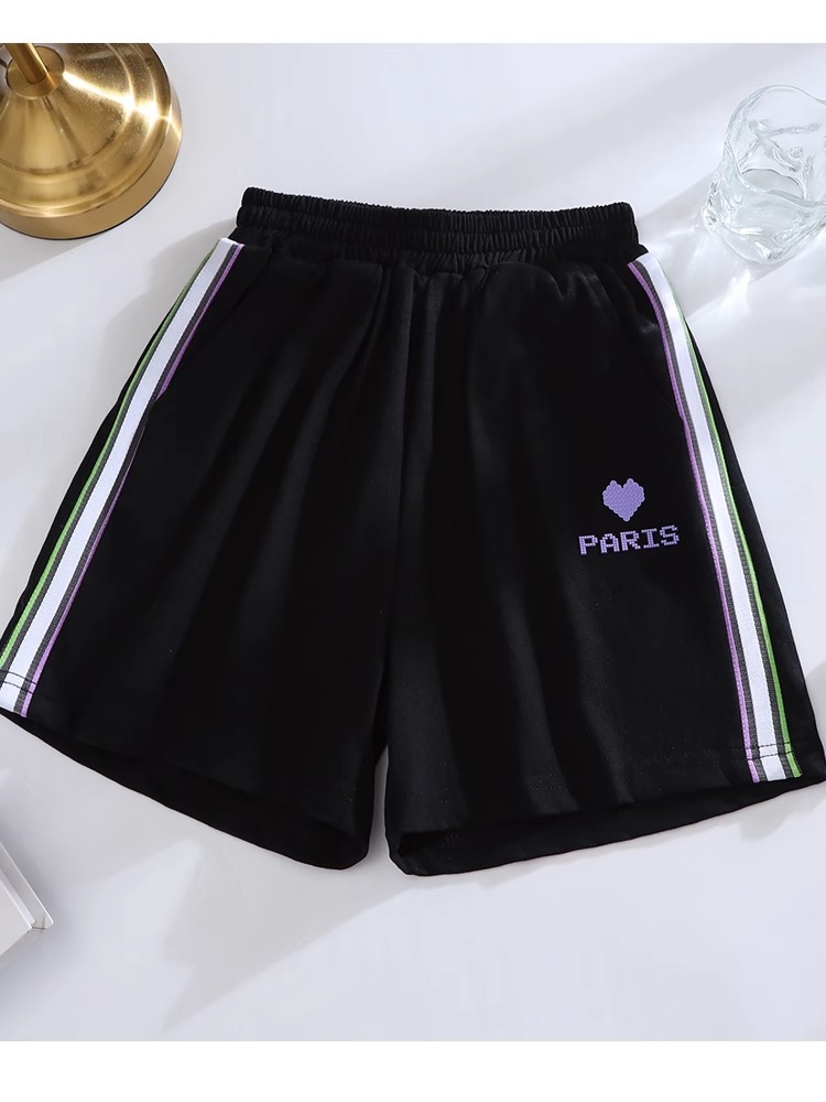 Mädchen Freizeitsportshorts Für Den Sommer, Bequeme Weithosen_voghion.com
