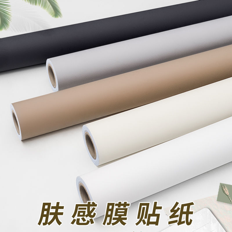 thickening wallpaper wardrobe Change color Sticker autohesion wallpaper cabinet Cabinet doors reform furniture Retread