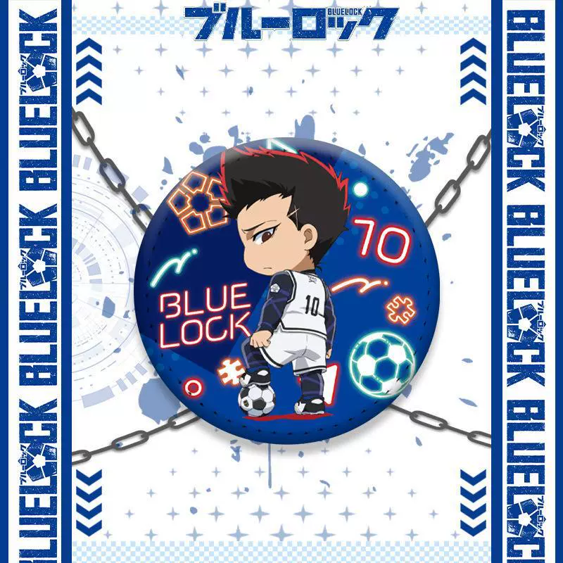 Голубой тюремный значок ленты окружения Guzi двухмерная жезай Яйи пчела вернуть национальным богам