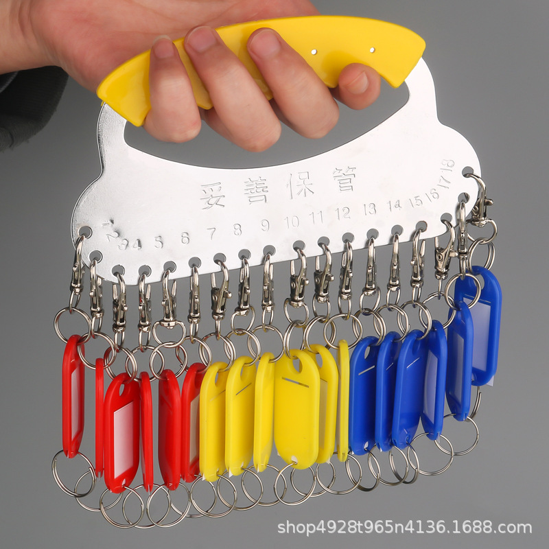 Placa de llaves de metal llave de almacenamiento de llaves de almacenamiento de clasificación de etiqueta de gestión llave de