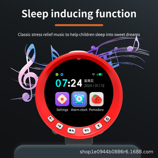 Cross-Border Intelligent Ai Learning Alarm Clock Robot Fully Voice-Controlled Ancient Poetry Learning Curriculum Table Manufacturer Direct