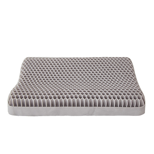 Source manufacturer high-end adult summer air-conditioned pillow pectin pillow pure TPE breathable silicone cervical vertebra pillow core