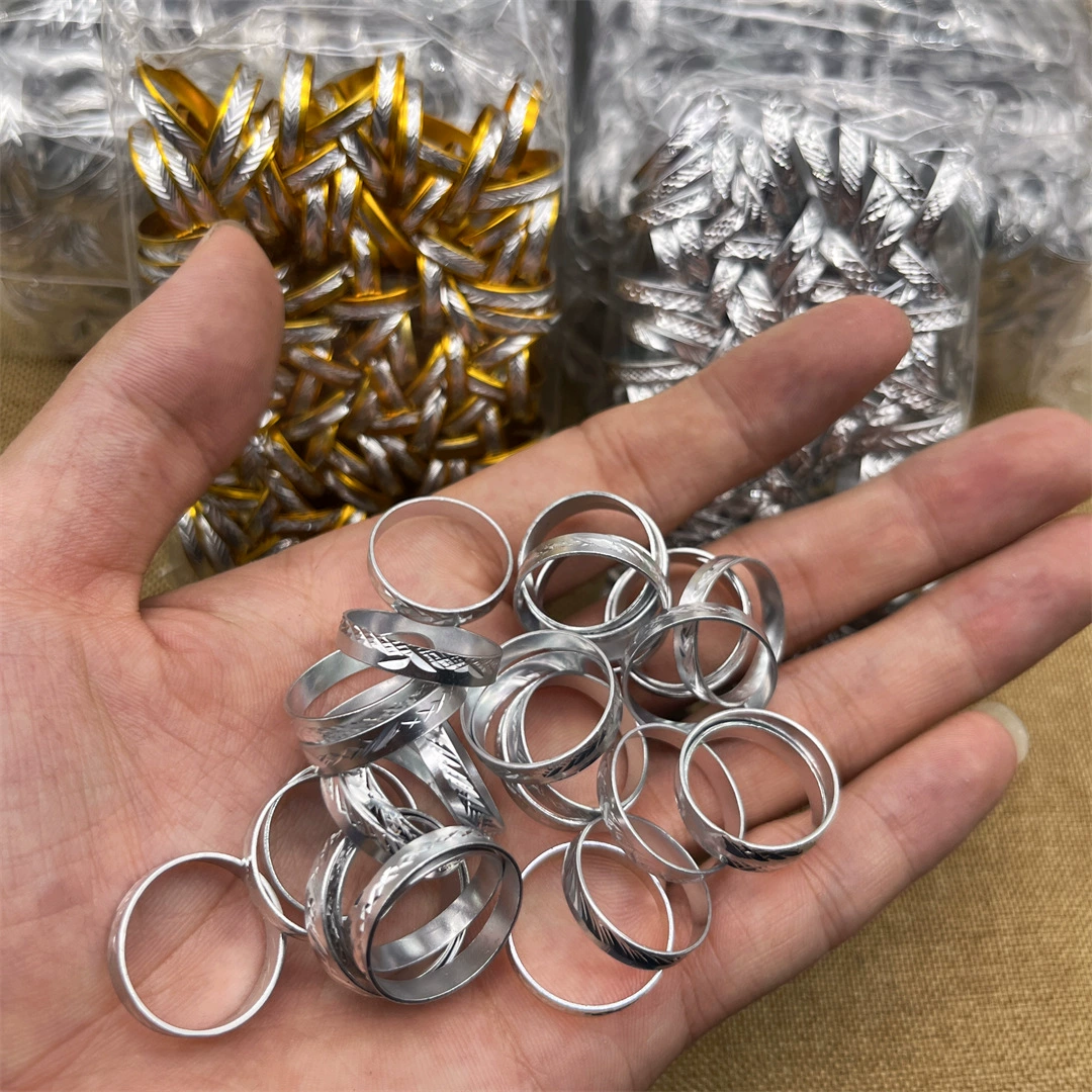 Оптовые продажи колец, упаковка 1000 колец, небольшие подарки, позолоченные геометрические украшения, этнический стиль.