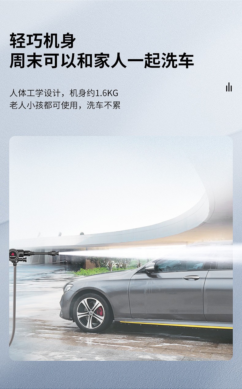 Zhigao car washing machine household high-pressure high-power brushless motor multi-function wireless water gun Commercial Industrial Washing Machine