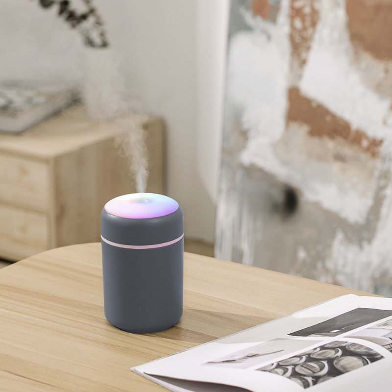 カラフルなナイトライト USB 屋内空気加湿器プラグイン車の雰囲気ライトミニアロマセラピーマシン噴霧器メーカー D|undefined