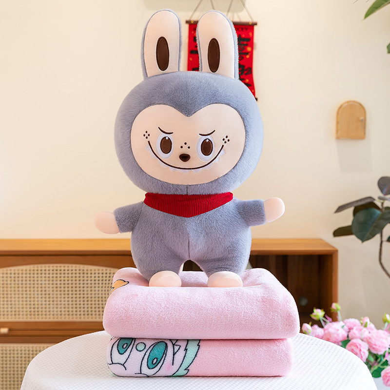 Nueva frontera Labu almohada colcha dos en uno peluche juguete burbuja Matrab tela siesta manta image 9