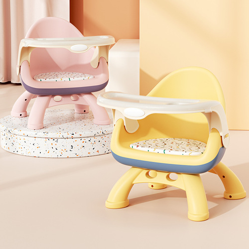 Baby dining table, dining chair, stool, baby child chair, household plastic back seat, calling chair, small bench, multi-functional
