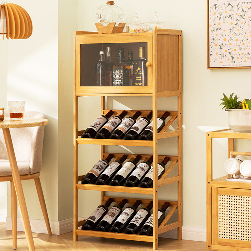 Living Room Wine Cabinet Wall Storage Cabinet Display High-End Integrated Cabinet Red Wine Display Cabinet Small Display Cabinet Home Wall