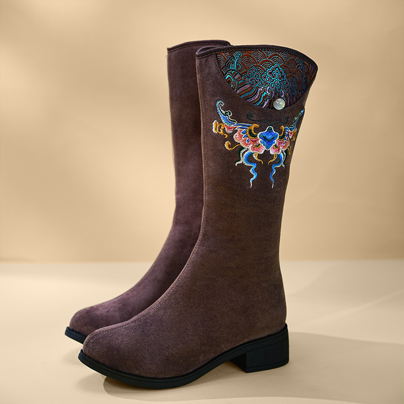 Soft-soled Sneakers Winter Mid-cylinder National Fashion Sneakers
