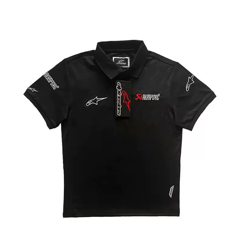 Summer T-shirt, quick dry polo, with embroidery