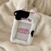 Black and white cow card cover