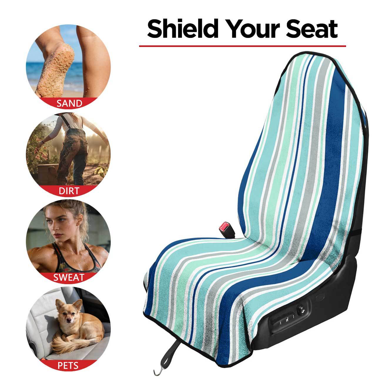 Car seat towel cover for front seats, suitable for gym and exercise, universal for all seasons, car use 171