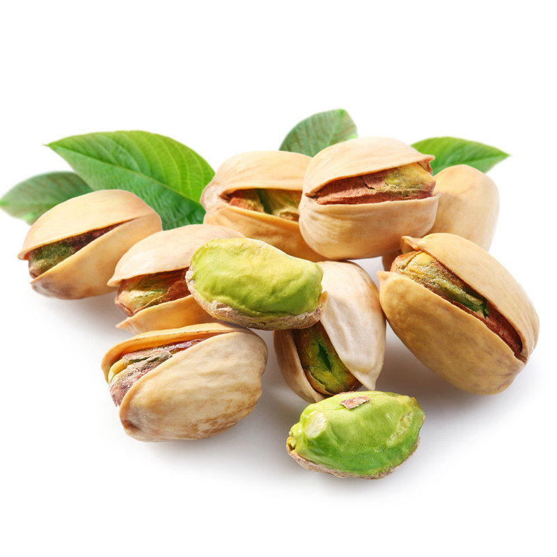 新货原色无漂白新疆特产大颗粒盐焗开心果净重500g年货零食干果批