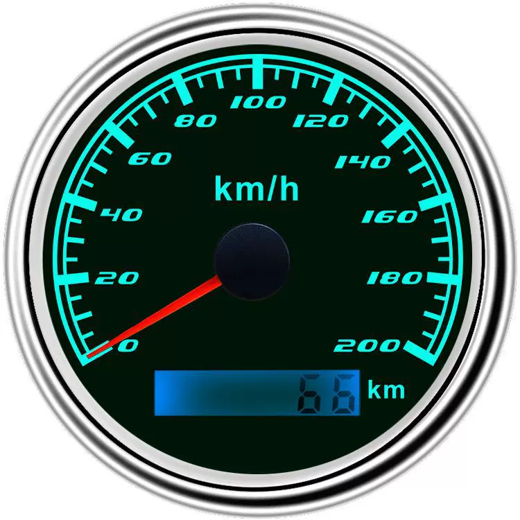 200kmGPS速度表适用改装汽车面包车小轿车加装GPS时速表测速里程