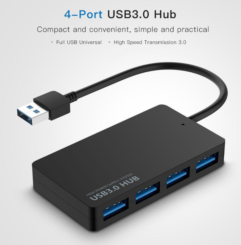 Kaynak üretici splitter hub 2.0 genişletici bir ila dört port 4 portlu ultra ince Type-C3.0 USB HUB