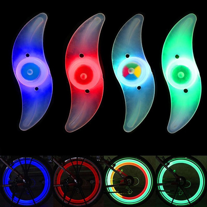Bicycle light dead fly riding night warning willow hot wheel spoke wheel wheel light S-type hot wheel Bicycle light dead fly riding night warning willow hot wheel spoke wheel wheel light S-type hot wheel