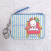 Wallet, set with key, keychain, cartoon card holder