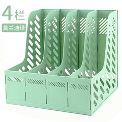 Office Supplies: 4-Compartment File Holder, Document Organizer, Desk Storage Rack, Student Bookshelf—Wholesale
