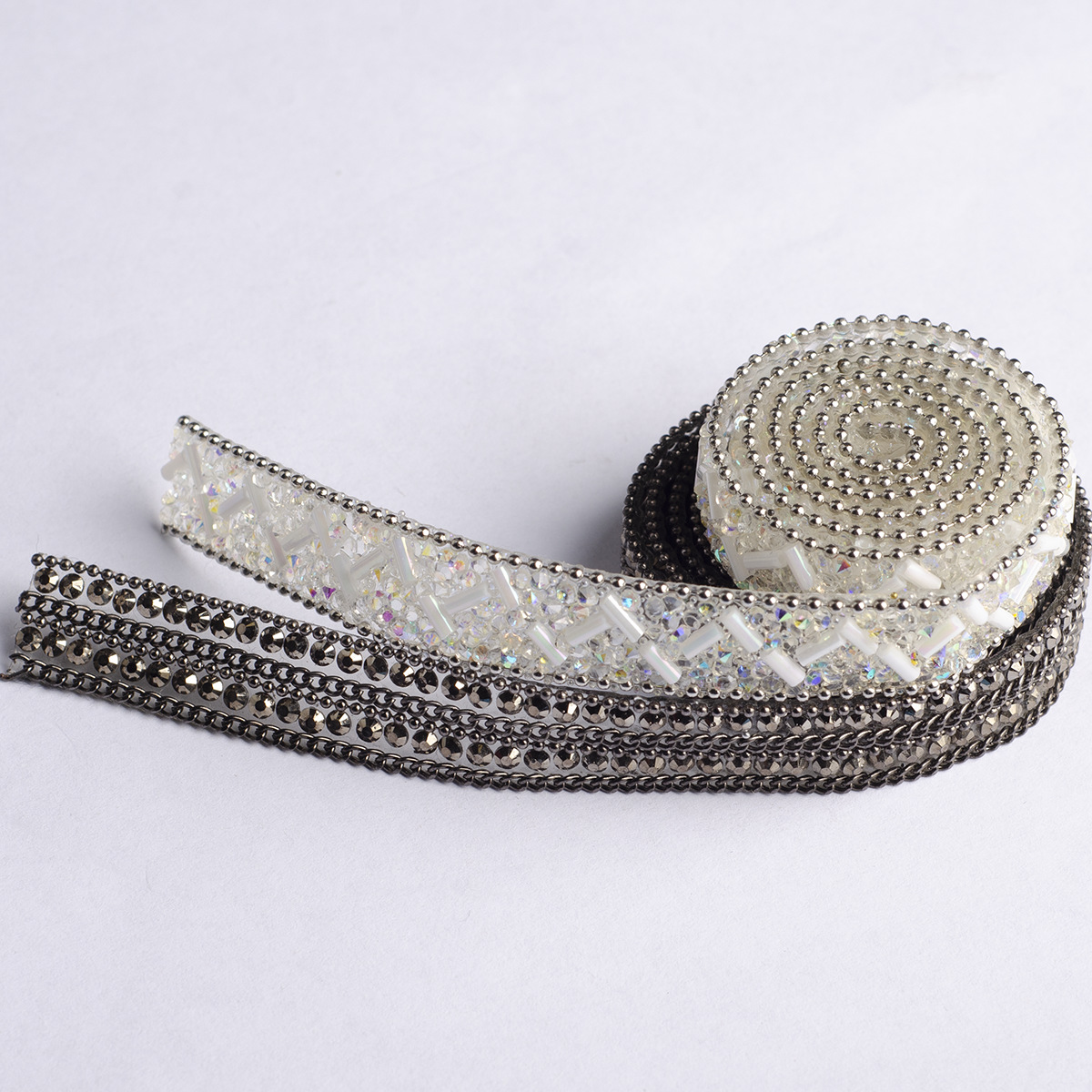 热熔胶尖底贴钻烫钻胶网 背胶贴钻尖底水钻排钻条 手机壳水钻条码