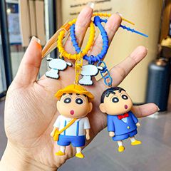 正規版のアニメのかわいいクレヨンしんちゃんの変装のキーホルダーのカバンの自動車のペンダントのキーホルダーのアイデアの贈り物の卸売り