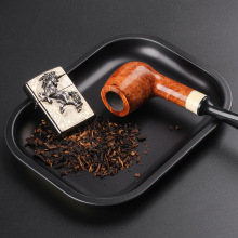 手卷烟收纳托盘 煙絲醒草盘卷烟器盘子 马口铁盘煙絲收纳盒煙絲盘