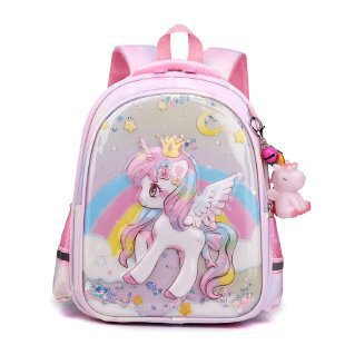 Mochila infantil de dibujos animados, jardín de infantes Kulomi, mochila para bebés, mochila para estudiantes de primaria de grado uno y dos, comercio exterior