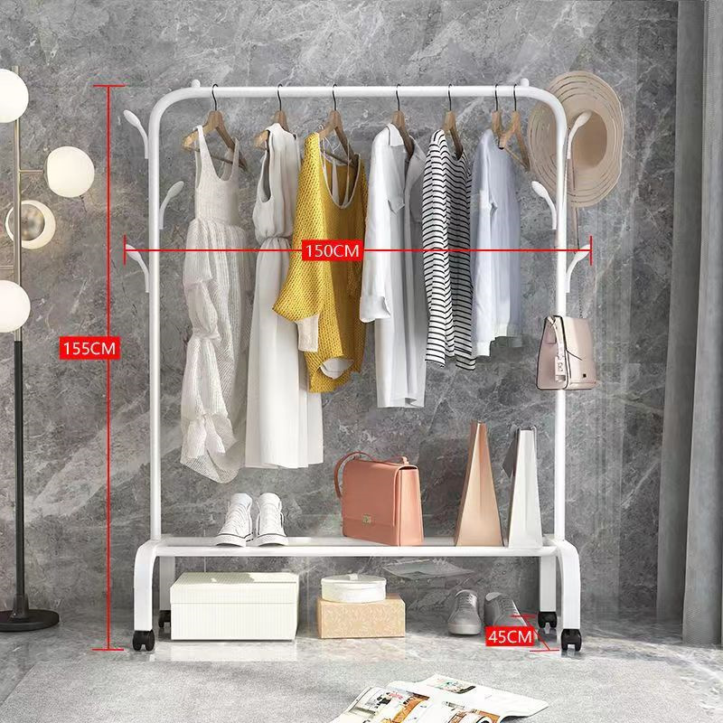 Combinación percha de ropa zapatos sombreros quilt tipo suelo balcón dormitorio sombreros gancho de almacenamiento de productos fabricantes de comercio exterior secado plegable