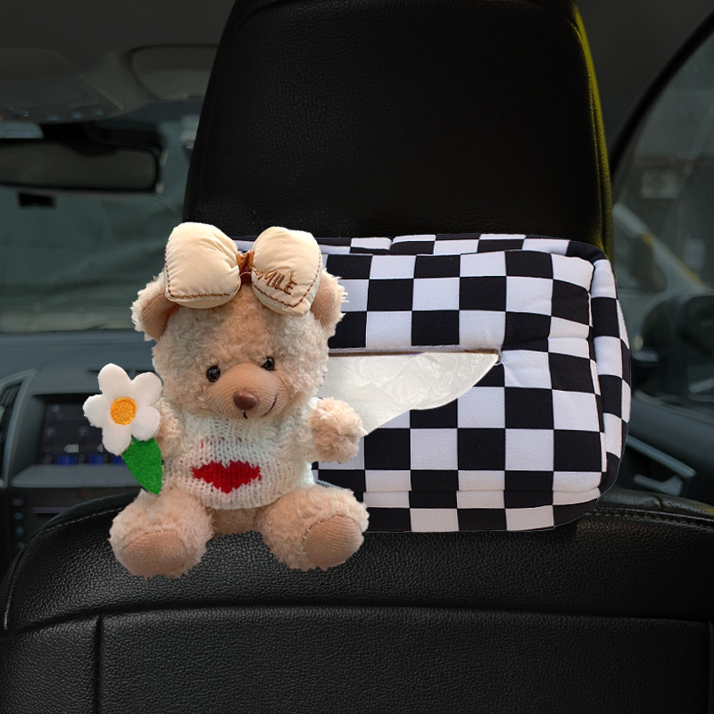 [Productos de punta] Bolsa de papel de dibujo para coche, caja de reposabrazos para mujer, bolsa de papel, caja de dibujo para coche colgante, decoración de caja de dibujo para coche image 56