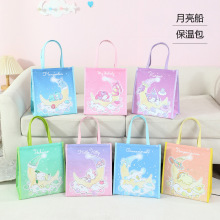 简约时尚手提便携保温包铝箔恒温袋库洛米双子星饭盒饮料水果袋