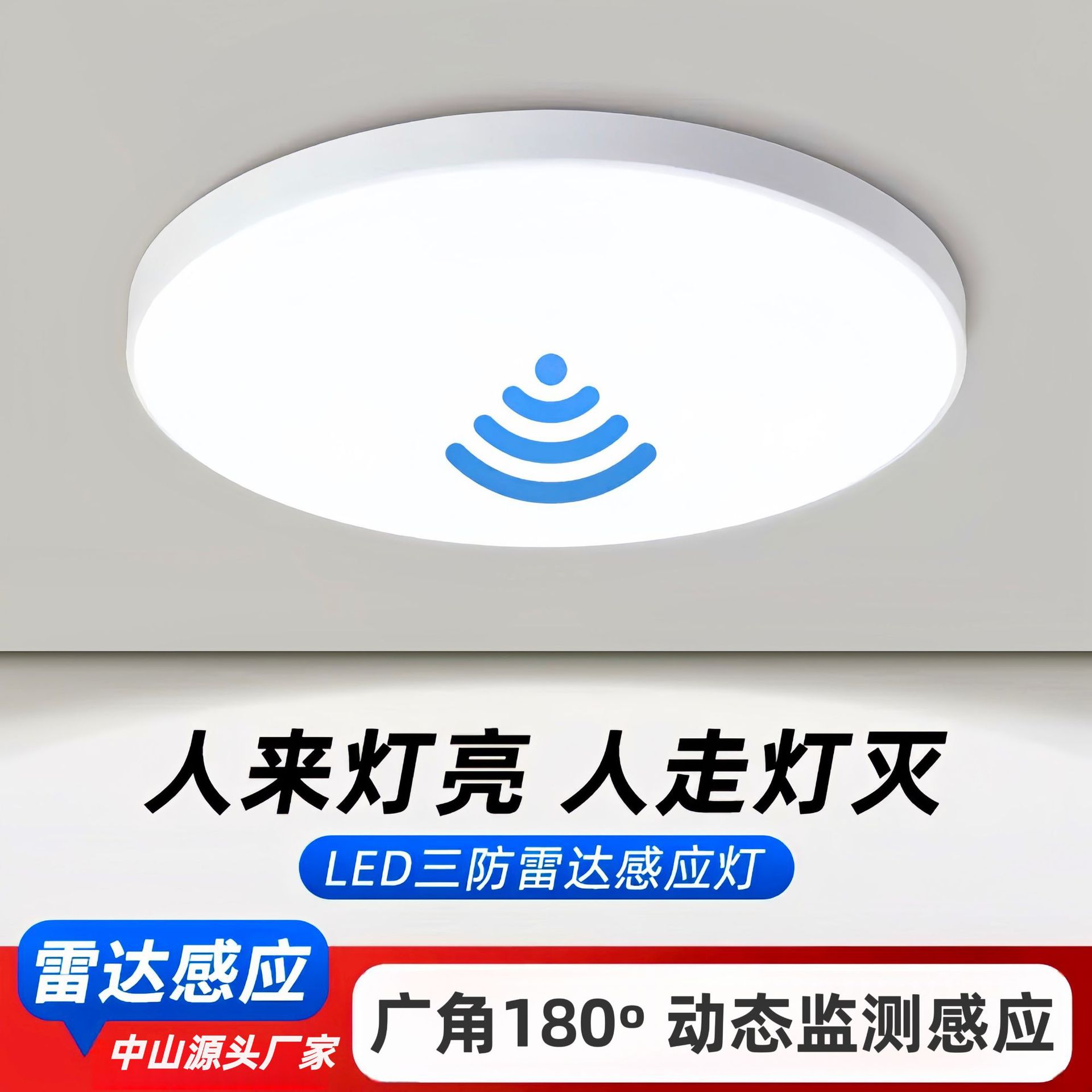Induction LED ceiling light
