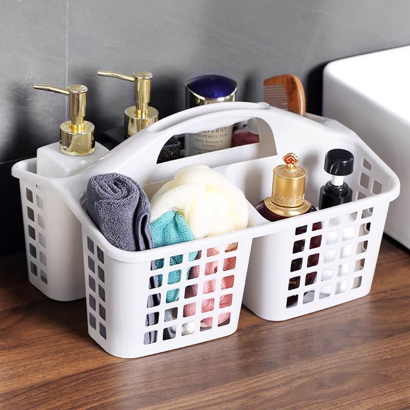Plastic Portable Bath Basket Bathroom Storage Basket Compartment Bathroom Debris Storage Basket Basket Bath Basket Storage Plastic Portable Bath Basket Bathroom Storage Basket Compartment Bathroom Debris Storage Basket Basket Bath Basket Storage