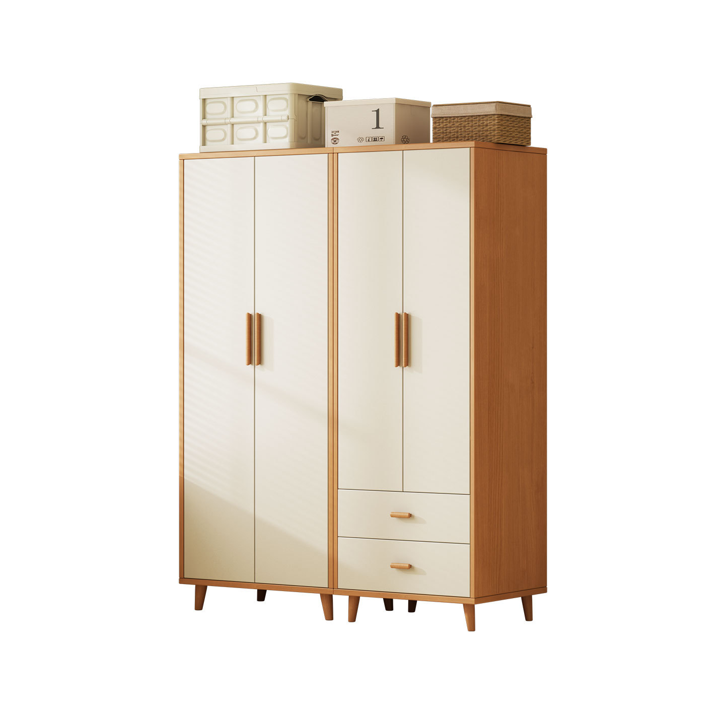 Armario doméstico dormitorio 2025 nuevo armario simple armario de ropa armario de ropa armario de almacenamiento de ropa a prueba de polvo