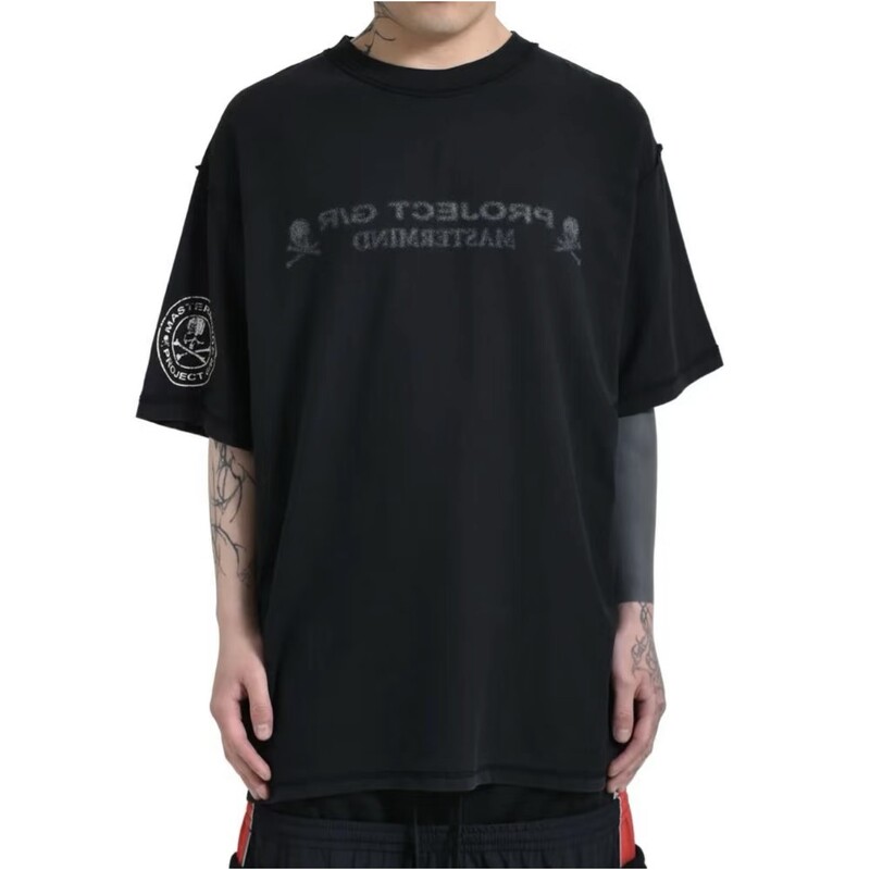 Project G/R Top Mastermind Skull Short-Sleeved Niche Design 2025 New T-Shirt Summer Project G/R Top Mastermind Skull Short-Sleeved Niche Design 2025 New T-Shirt Summer