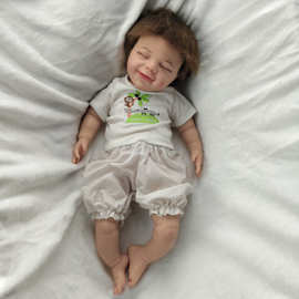 跨境硅胶娃娃55厘米重生婴儿娃娃reborn baby doll