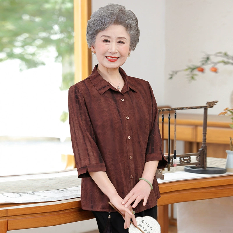 Летние рубашки для пожилых мам