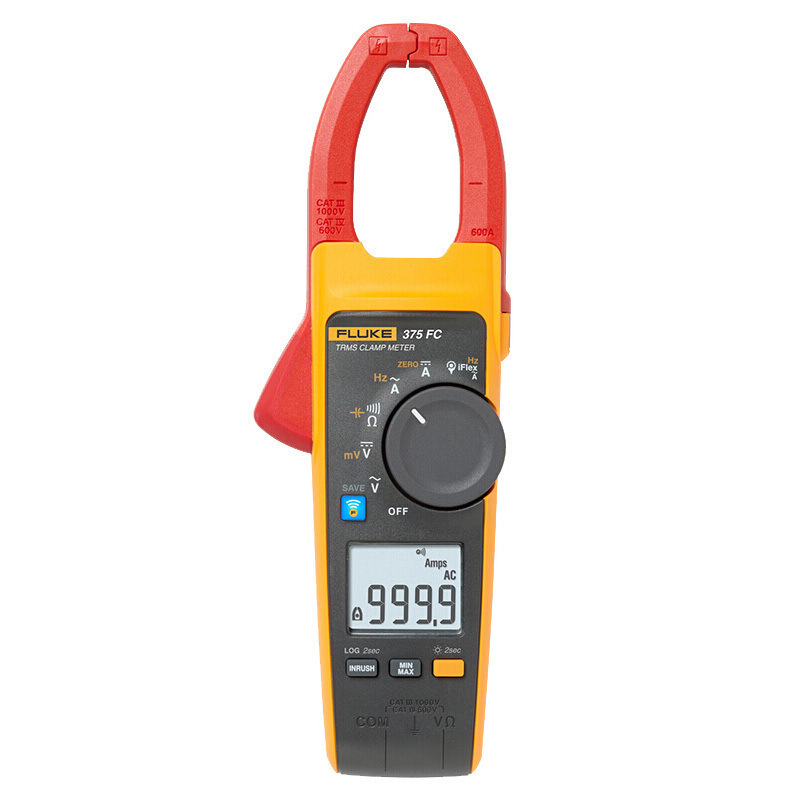 福禄克Fluke 375 FC直流钳形表 F375真有效值手持小型600A钳形表