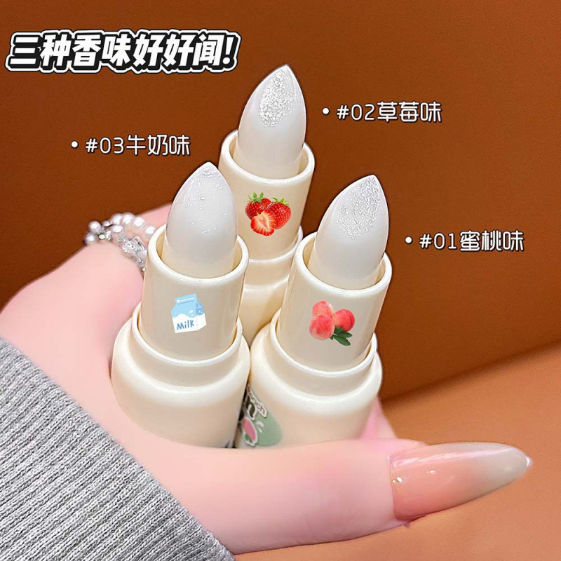 CAPPUVINI agua tierna lápiz labial protector humectante no pegajoso anti-agrietamiento hidratante maquillaje de color transfronterizo para labios