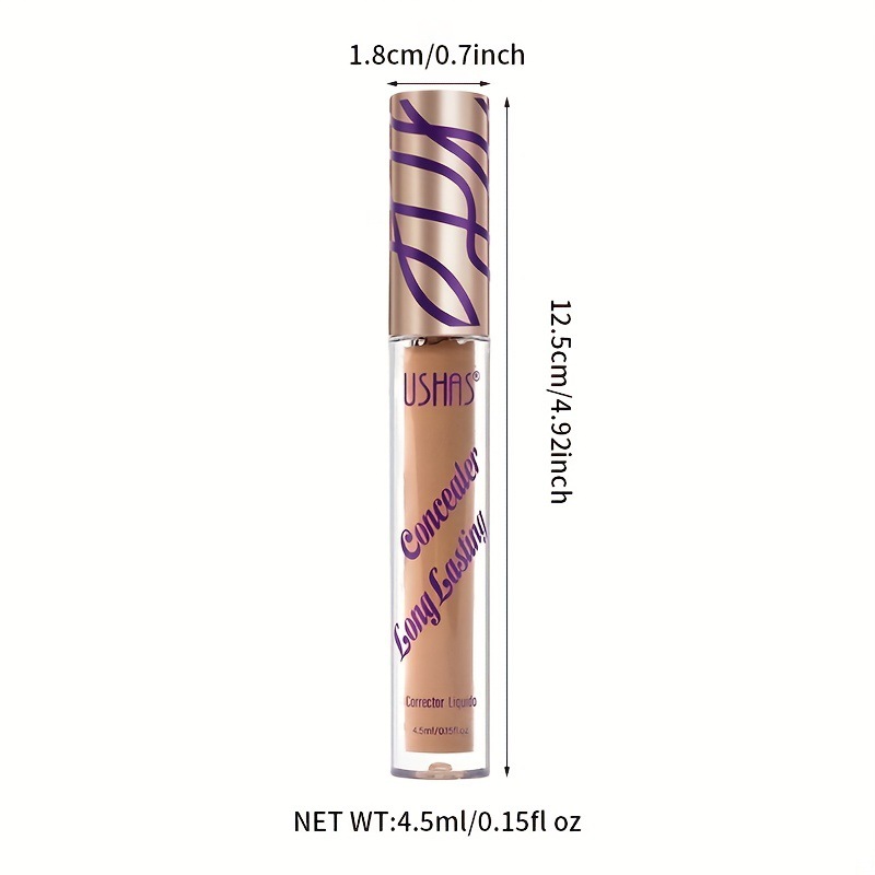 USHAS Cross-border spot líquido reparador lápiz corrector de larga duración impermeable control de aceite para cubrir las ojeras base líquida