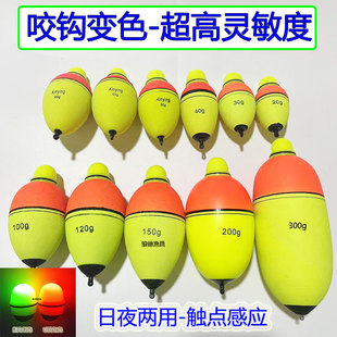 Color-Changing Electronic Float with Bite Indicator, Eva Luminous Float, Ultra-Bright Long-Distance Casting Float, Sea Float, Casting Rod Float, Eye-Catching Luminous Float