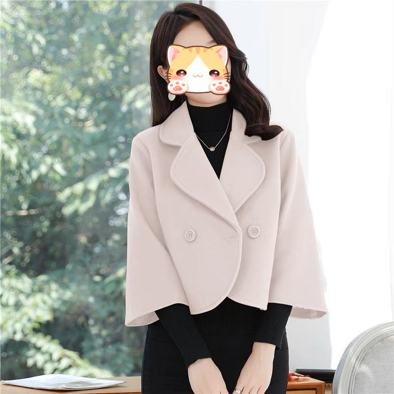 新款小西装短款外套女洋气2025春秋季韩版百搭小个子显瘦毛呢上衣|undefined