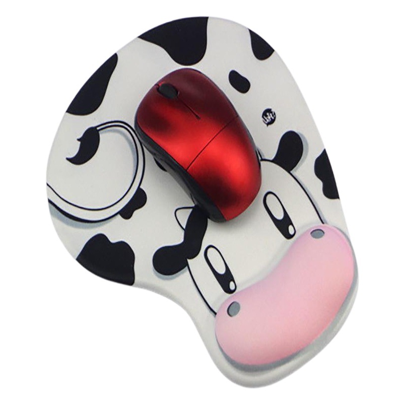 Mousepad Fuente de la fábrica novela vaca super suave espacio de memoria de silicona pulsera alfombrilla de ratón personalización