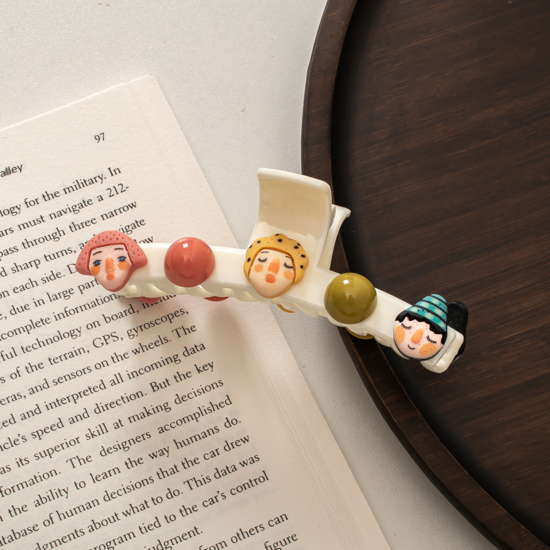 Cute Style Women's Cute Cartoon Character Plastic Hair Claws