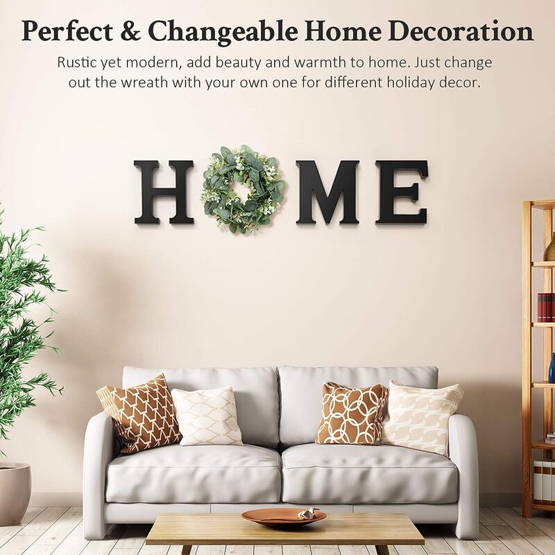 ヨーロッパ風木製立体英語アルファベットhomeグループdiyペンダントホーム壁掛け装飾画彫刻背景壁|undefined