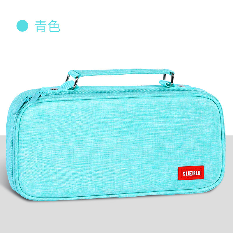 Canvas de gran capacidad bolsas de lápiz logo femenino 2024 nuevo popular bolsas de lápiz de estudiantes de secundaria adorable caja de papelería al por mayor