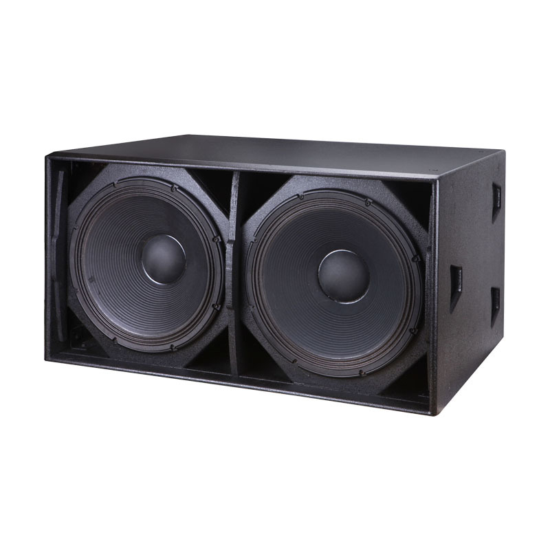 Doble 18 pulgadas subwoofer etapa altavoz de frecuencia completa Super Bass rendimiento al aire libre Barra de audio salón de banquetes