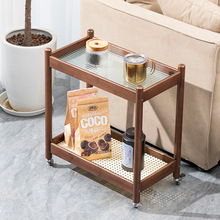 沙发边几边柜边桌客厅家用茶桌置物架床头床边迷你阳台小茶几桌