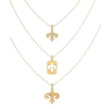Collar minimalista de capas con cadenas delicadas para mujer_voghion.com
