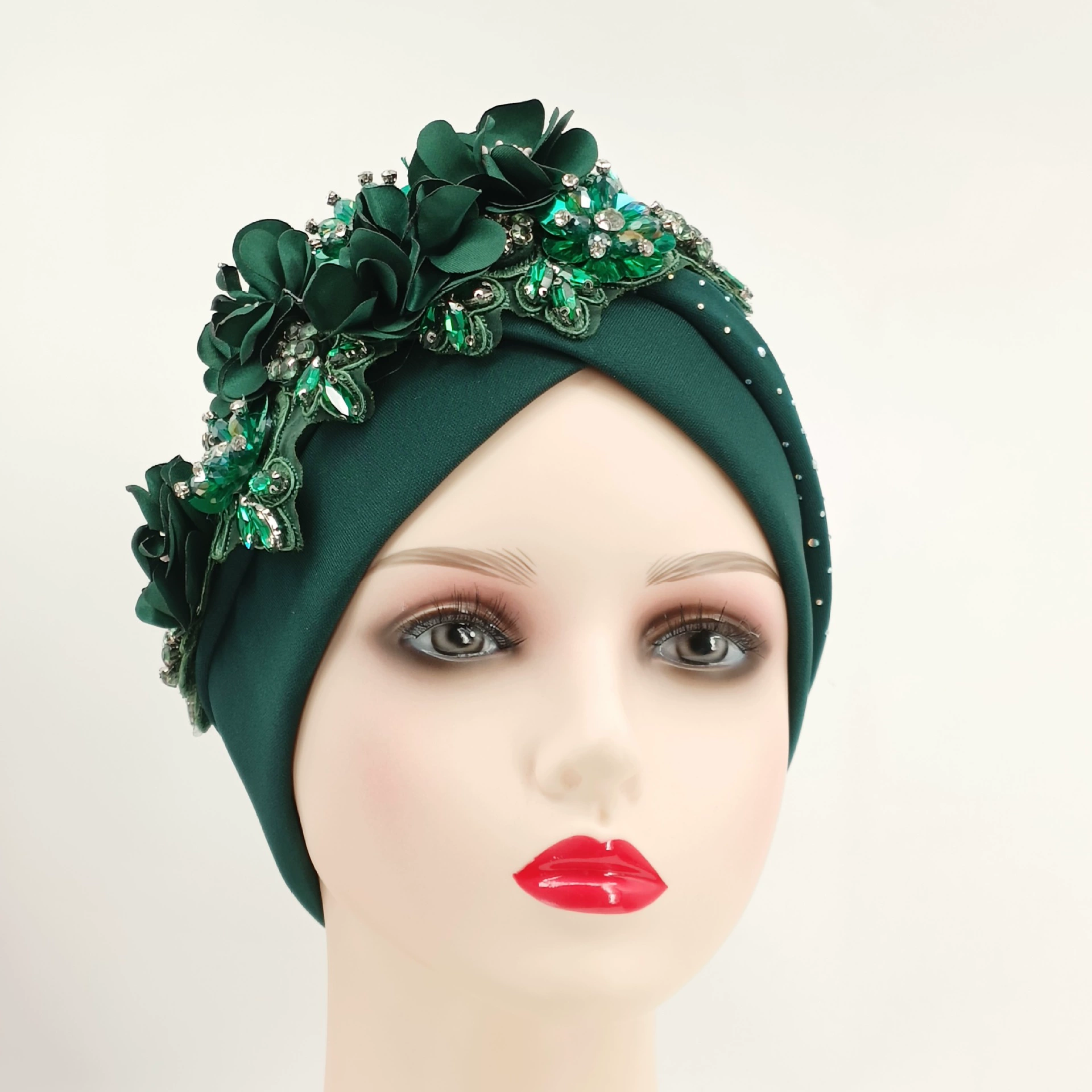 Новый Muslim шапка AliExpress воздушный слой многоразовый шейный диамантовый липкий цветочный платок африканская маленькая шапочка производитель место