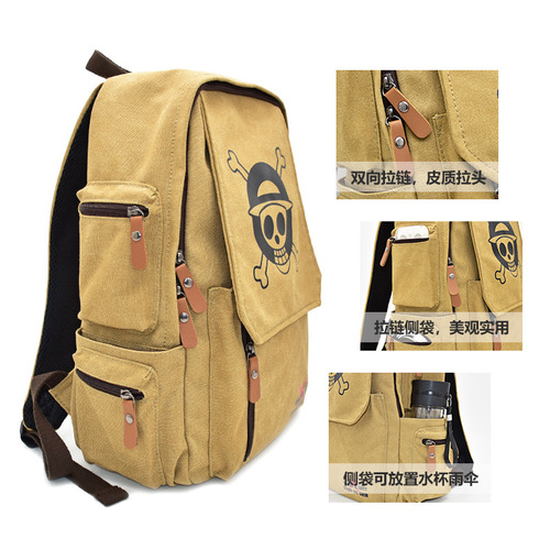 Factory-sourced supply: Attack on Titan, Free Wings, Double-Shoulder Backpacks—Grimmjow, Pikachu, Genshin Impact-themed Bags for Wholesale International Trade