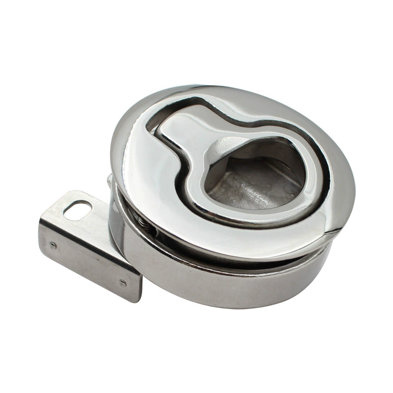 Круглый замок для пола яхты, пряжка для палубы, дверной замок, круглое кольцо, дверной замок, напольный замок из нержавеющей стали 316
